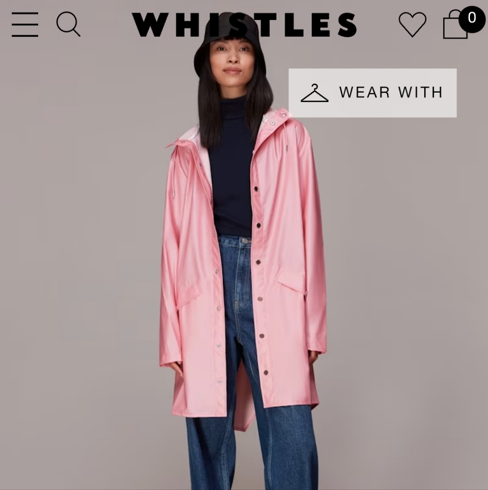 "RAINS" RAINCOAT/JACKET/ MEDIUM